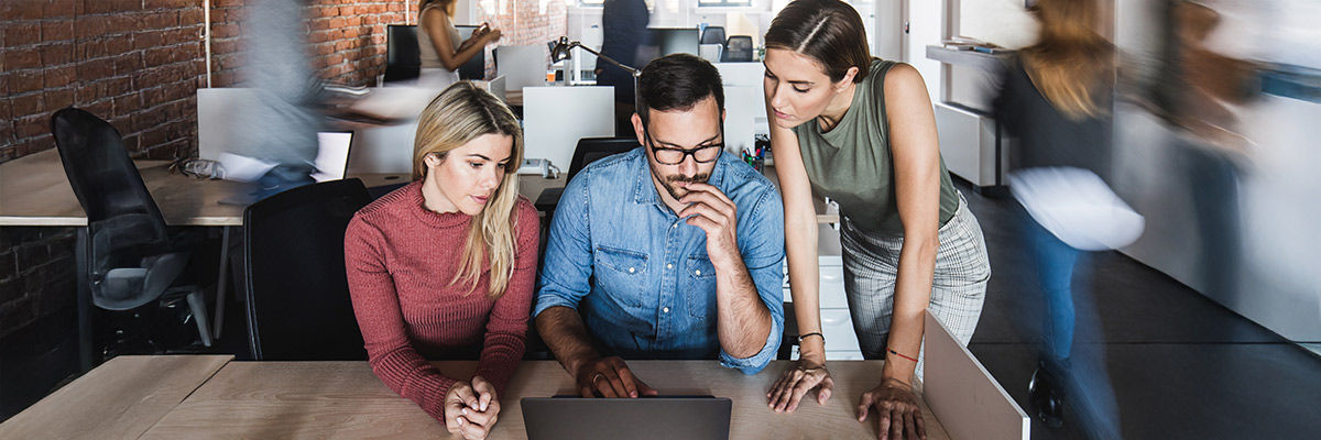 The Data-Driven Path to Proactive Support and Positive ROI Guy typing on a keyboard