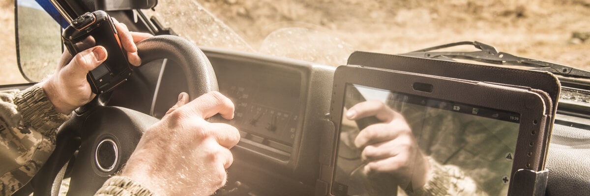 Military using technology devices