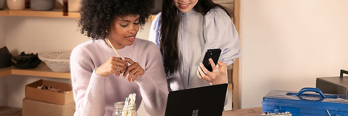 People on Microsoft 365 devices