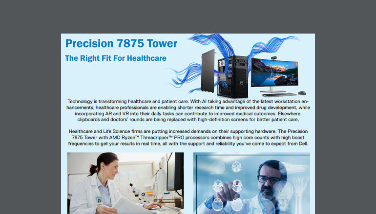 Dell Precision 7875 Tower for Healthcare Thumbnail of asset available to download below