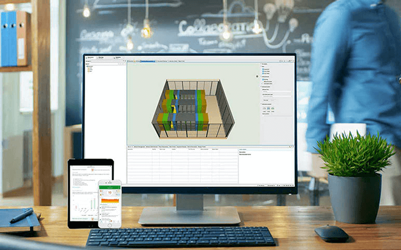 APC EcoStruxure screenshot displayed on devices