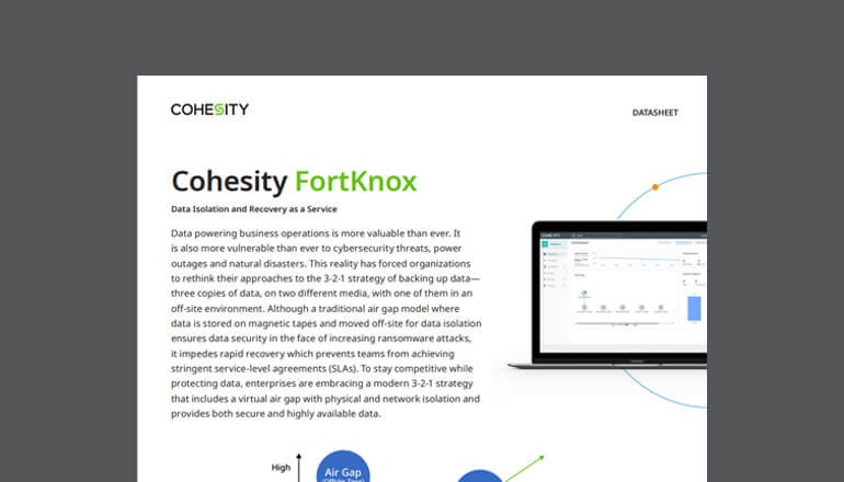 Cohesity FortKnox thumbnail image