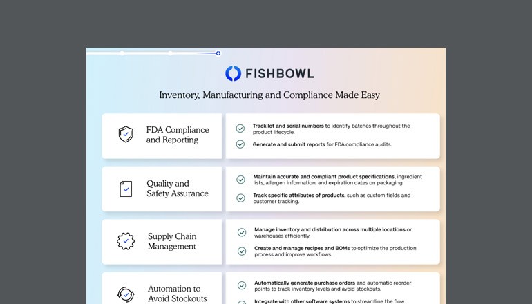 Efficiently Manage Inventory and Manufacturing Processes thumbnail