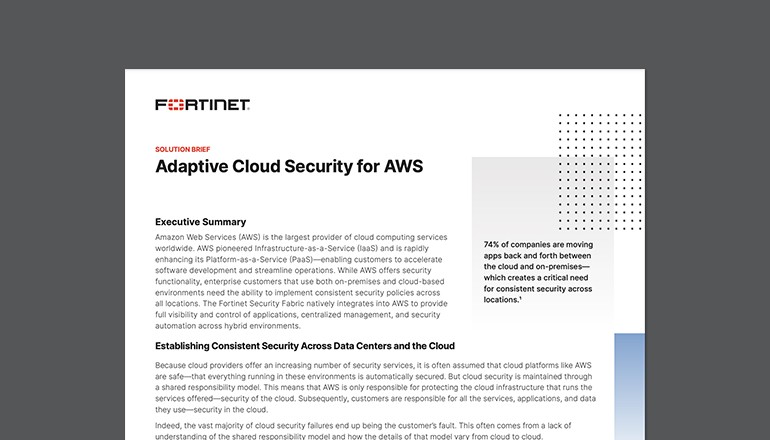 Adaptive Cloud Security for AWS thumbnail