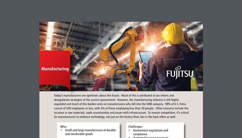Fujitsu for manufacturing thumbnail