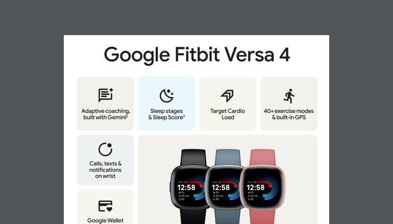 Fitbit Versa 4 Thumbnail of asset available to download below