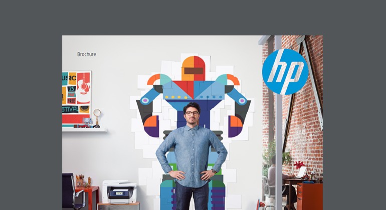 HP OfficeJet Pro Series brochure cover