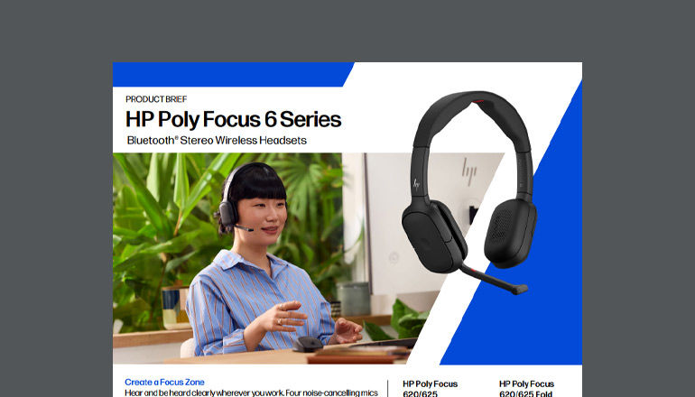 HP Poly Focus 6 Series Thumbnail of asset available to download below