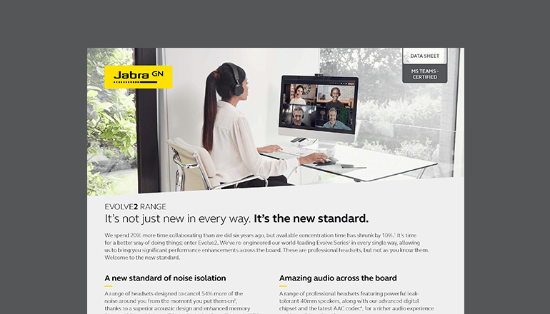Jabra’s Evolve2 headsets thumbnail image