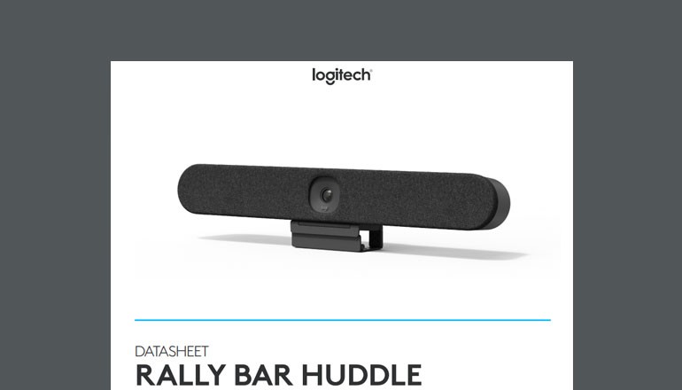 Rally Bar Huddle Cover of Logitech asset available to download below.