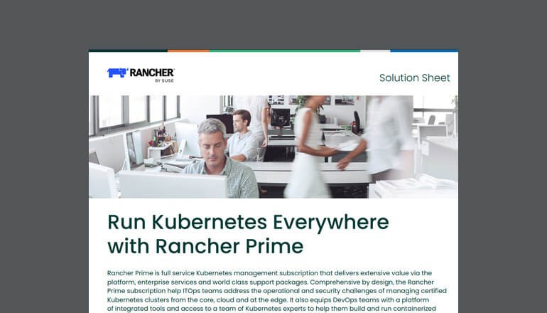 Run Kubernetes everywhere with Racher Prime thumbnail