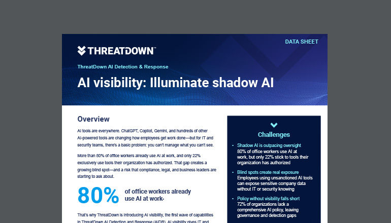ThreatDown AI Detection & Response Thumbnail of asset available to download below