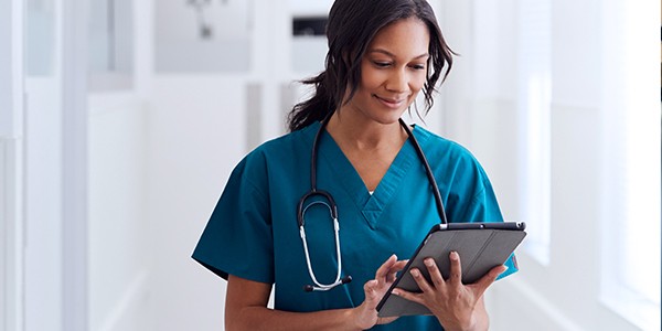 Leverage all your mobile devices’ capabilities to ensure the most out of your technology investment Medical staff review patient data