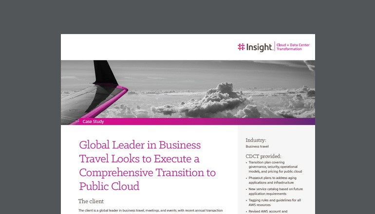 Business Travel Firm Executes Successful Cloud Adoption cover