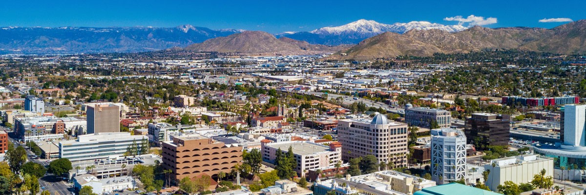 City of Riverside Gains a Flexible, More Agile Storage Foundation with Insight's Help Bird's eye view of Riverside, CA