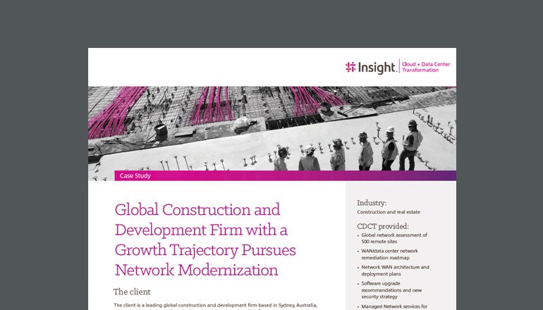Construction Firm Supports Growth With Network Modernization cover