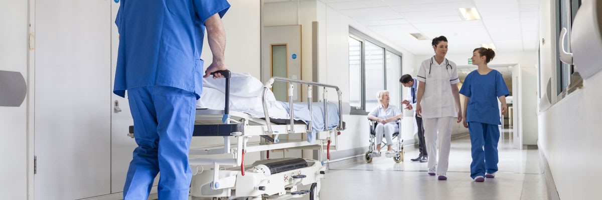 Clothes on hanger in retail store