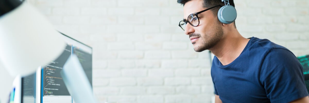 Developer working on devices remotely 