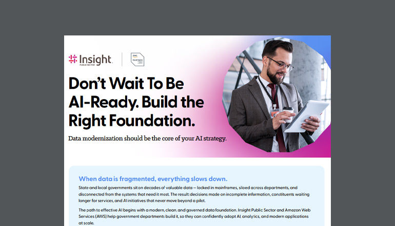 Don't Wait to Be AI-Ready. Build the Right Foundation. Thumbnail of asset available to download below