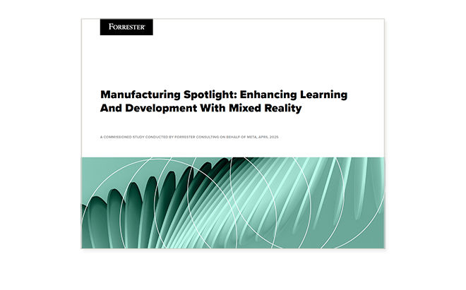 Manufacturing Spotlight: Enhancing Learning And Development With Mixed Reality Thumbnail of asset