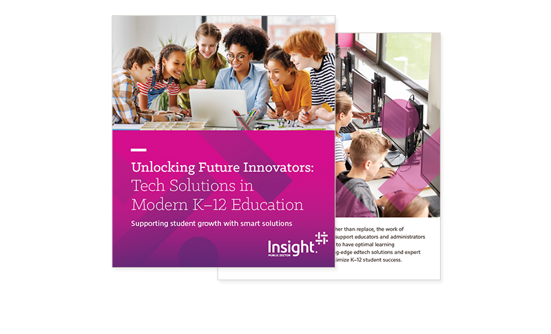 Tech Solutions in Modern K–12 Education Cover of ebook available to access by filling out the form on page.