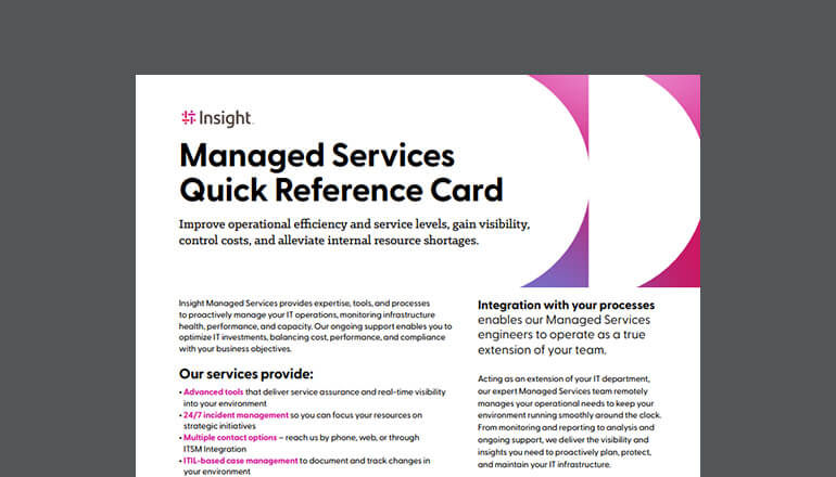 Managed Services Quick Reference Card Thumbnail of asset available to download below