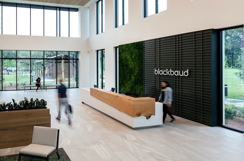 Blackbaud lobby 