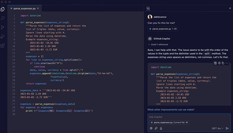 Group of developers working together