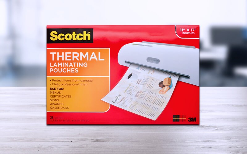 Scotch thermal laminating pouches