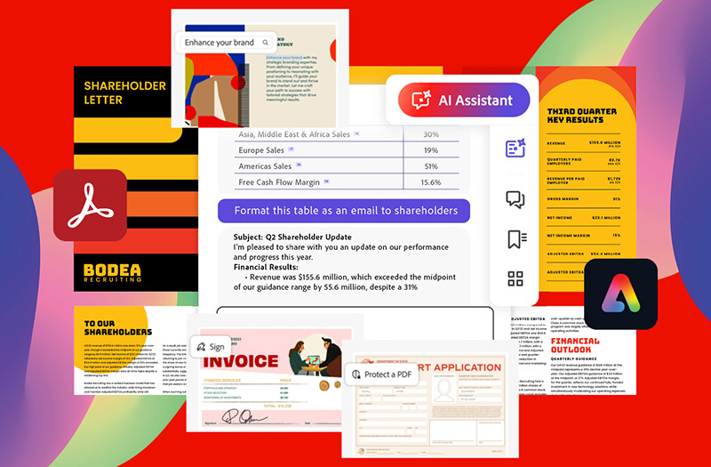 Adobe IT acrobat graphic