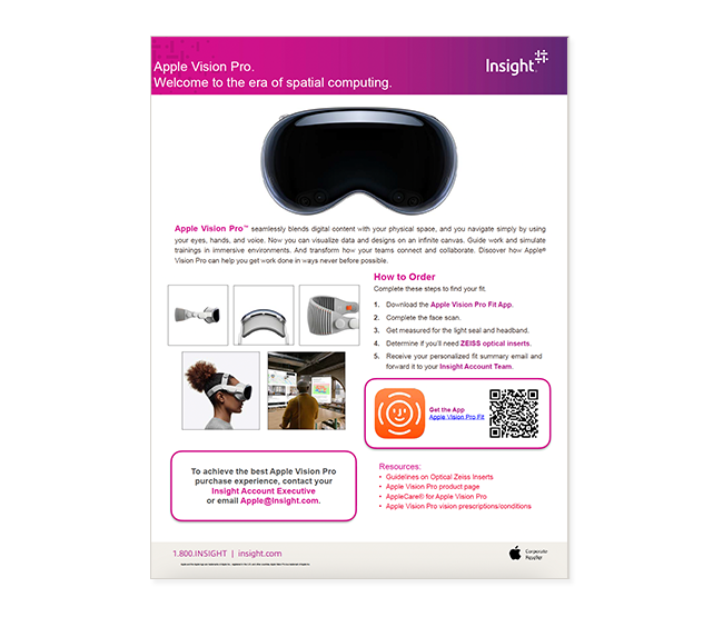 Cover of guide forApple Vision Pro