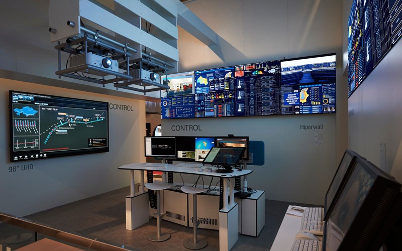 Hiperwall various wall display lifetsyle