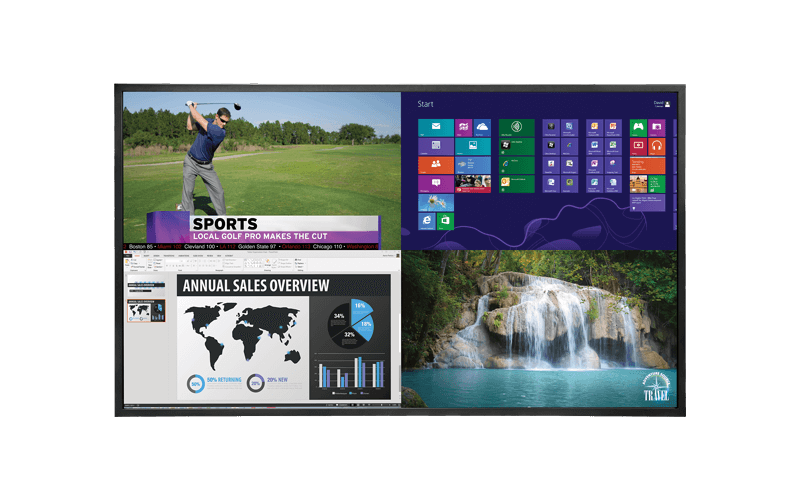 Planar large-format display