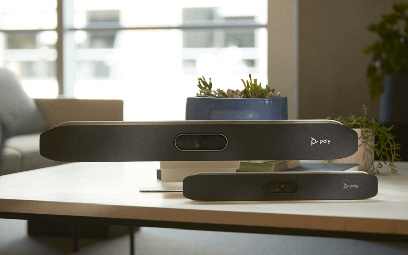 Poly Studio X30 X50 on table