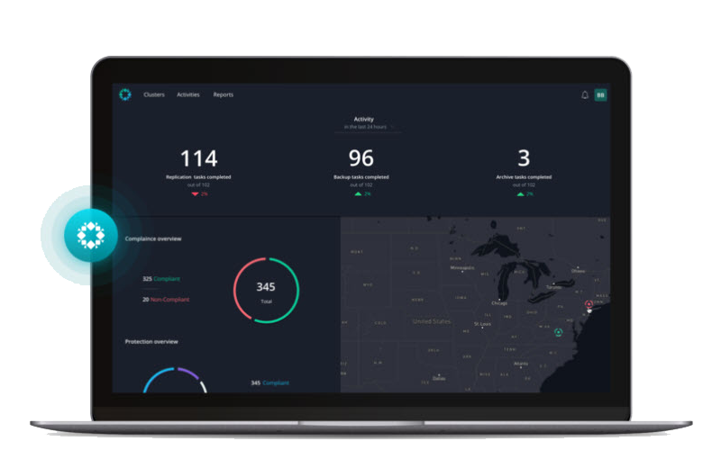 Rubrik Polaris, a Software as a Service (SaaS) data management application