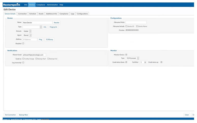 Recover in 1-click with Restorepoint.