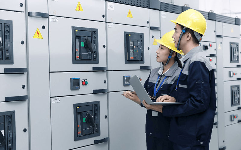 Workmates collaborating with each other