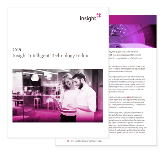 2019 Insight Intelligent Technology Index cover, which you can register to download from this page